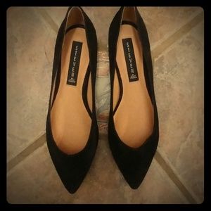 NWT Steven (Madden) Black Velvet Flats